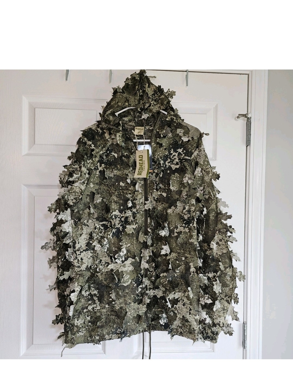 Red Head Brand Camo Mens 3D Leaf Hunting Bug Jacket Size S/M Strata Breathable